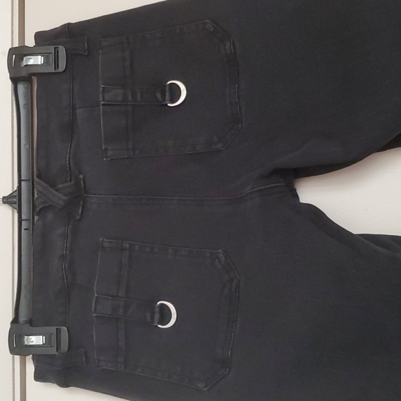 Royal Bones's by Daang Goodman for Tripp Black Strap Skinny Jeans - Picture 7 of 12
